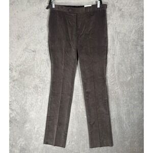 Freemans Sporting Club Brown Corduroy Trousers Mens 34x36 FSC Untailored Pants